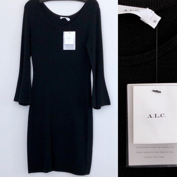 NWT Maternity-Friendly A.L.C. Black Dress - ALC - Picture 4 of 4